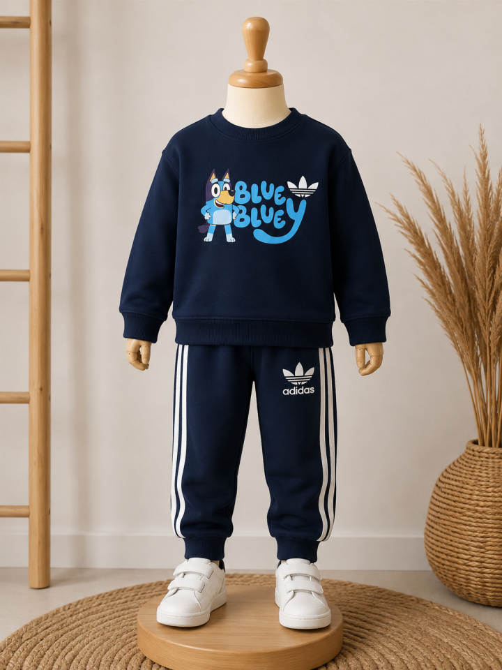 Bluey Baskılı Lacivert Takım 7-8 YAŞ