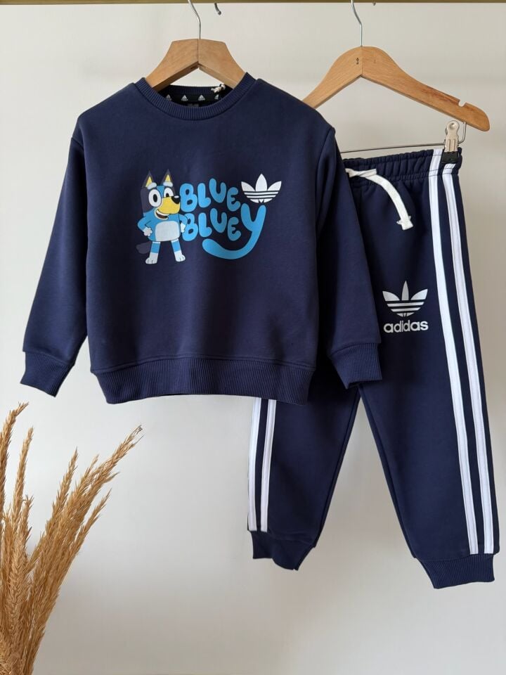 Bluey Baskılı Lacivert Takım 7-8 YAŞ