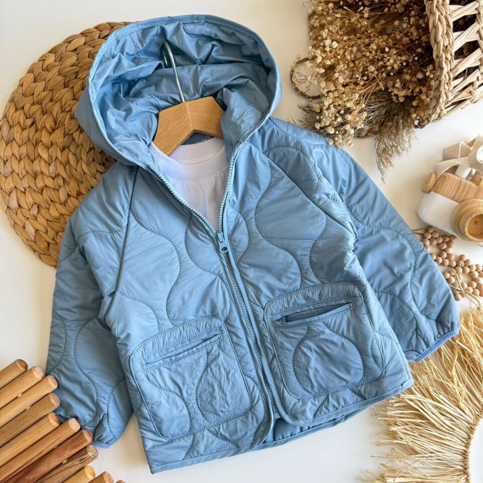 Kapitone Kapüşonlu Mont 3-4 YAŞ