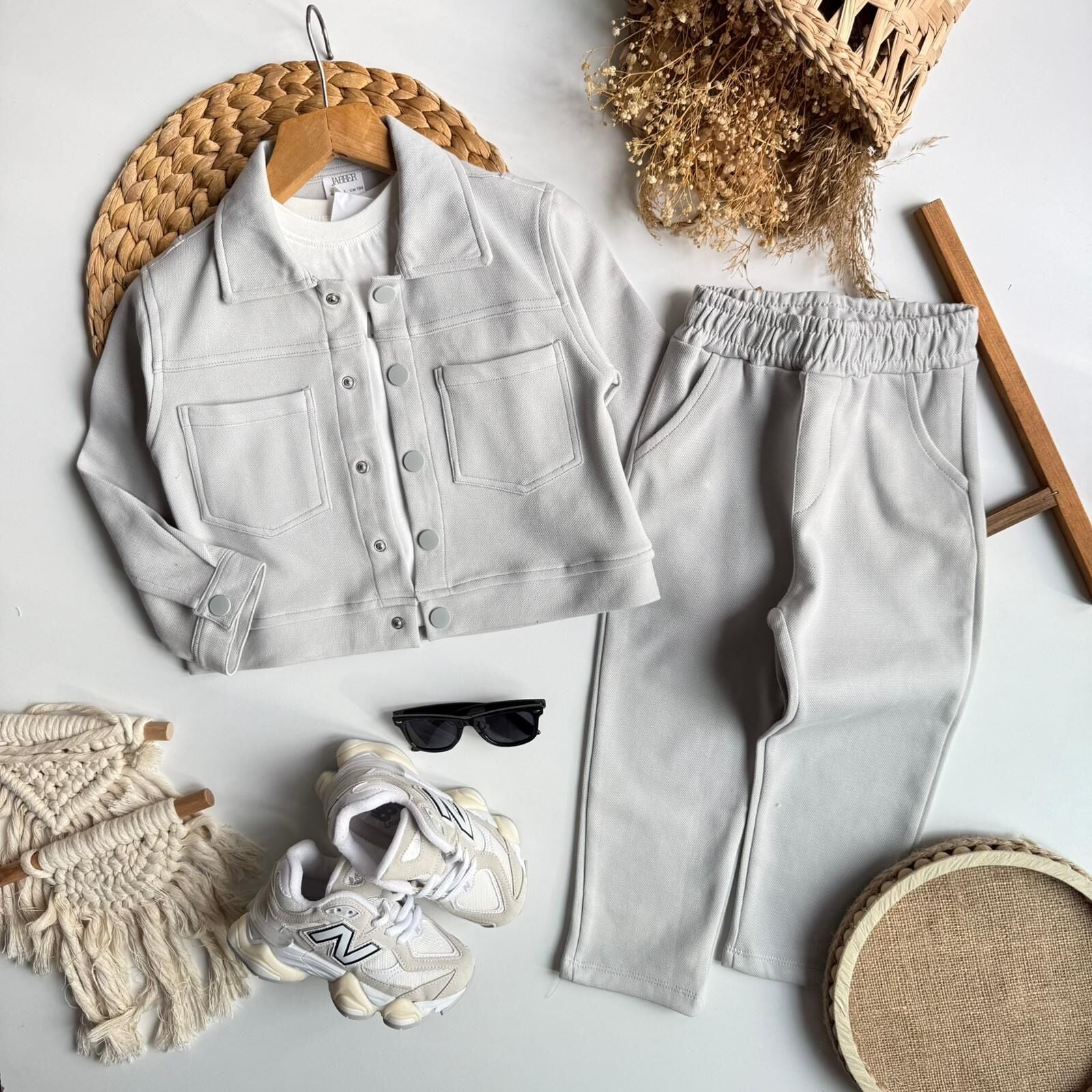 3'lü Gofre Kumaş Takım 11-12 YAŞ