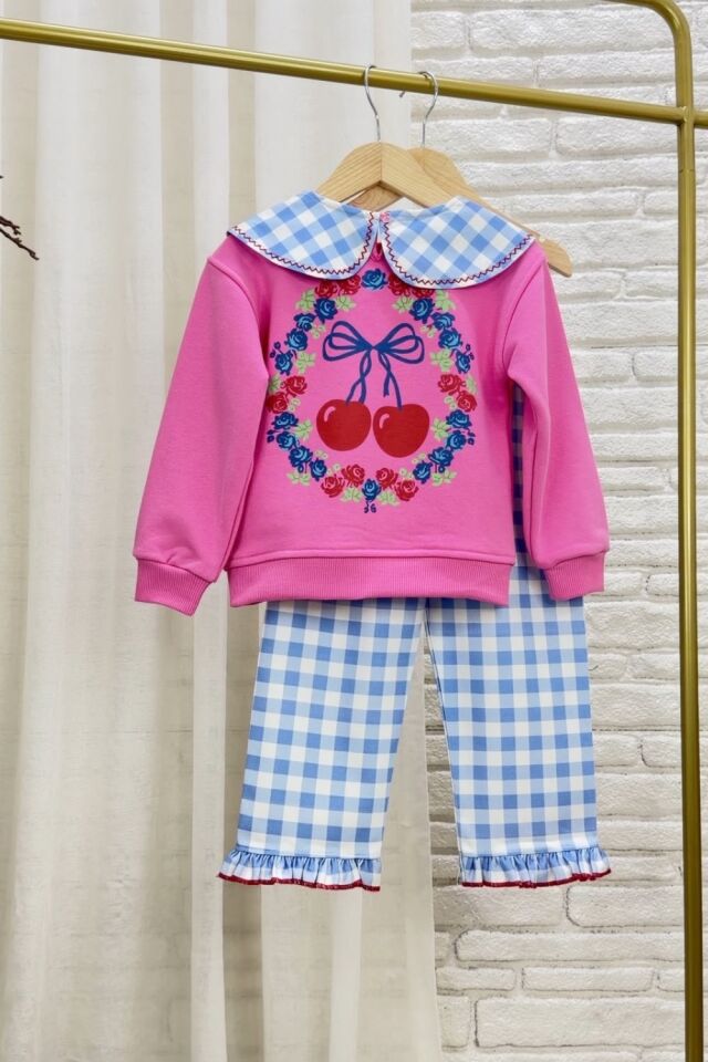 Kirazlı Gabardin Ekoseli Takım 7-8 YAŞ