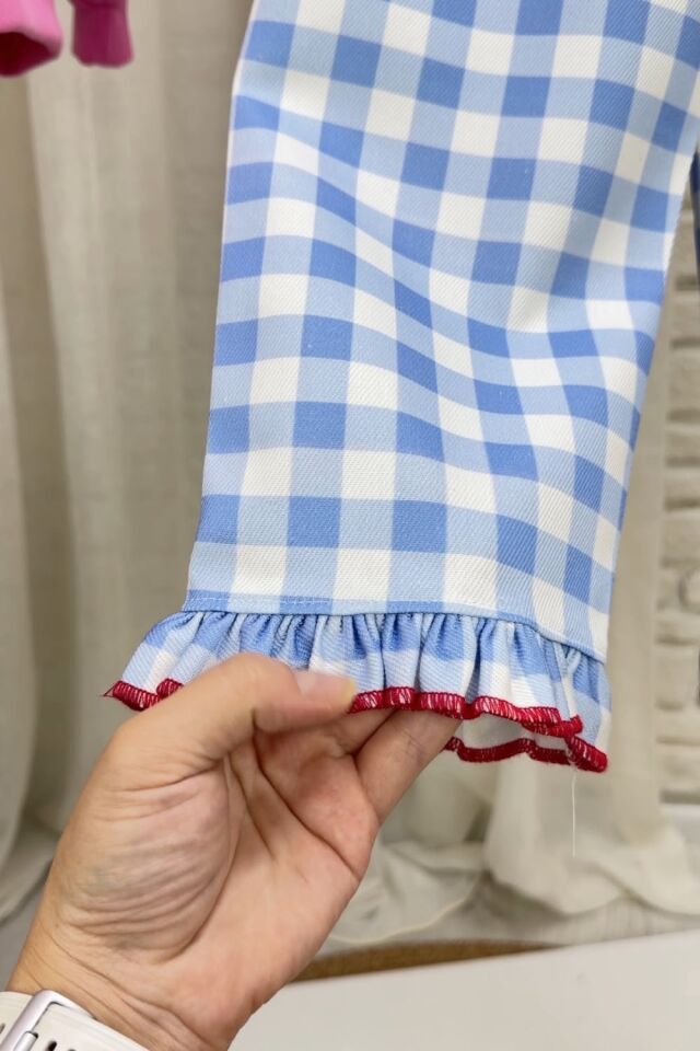 Kirazlı Gabardin Ekoseli Takım 7-8 YAŞ