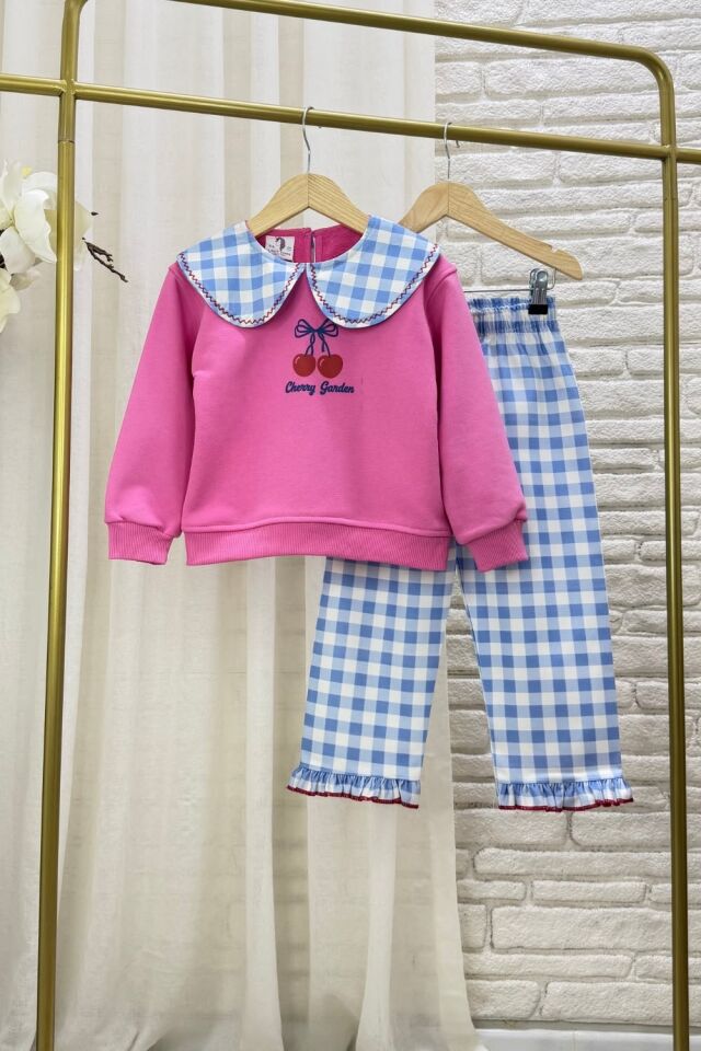 Kirazlı Gabardin Ekoseli Takım 7-8 YAŞ