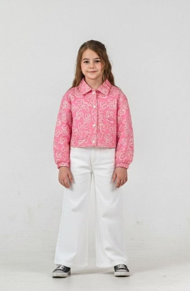 Pembe Çicekli 3'lü Takım 11-12 YAŞ