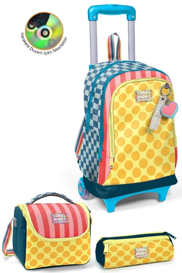 Coral High Kids Çok Renkli Dama Çizgi Seti SET0134004 Adet
