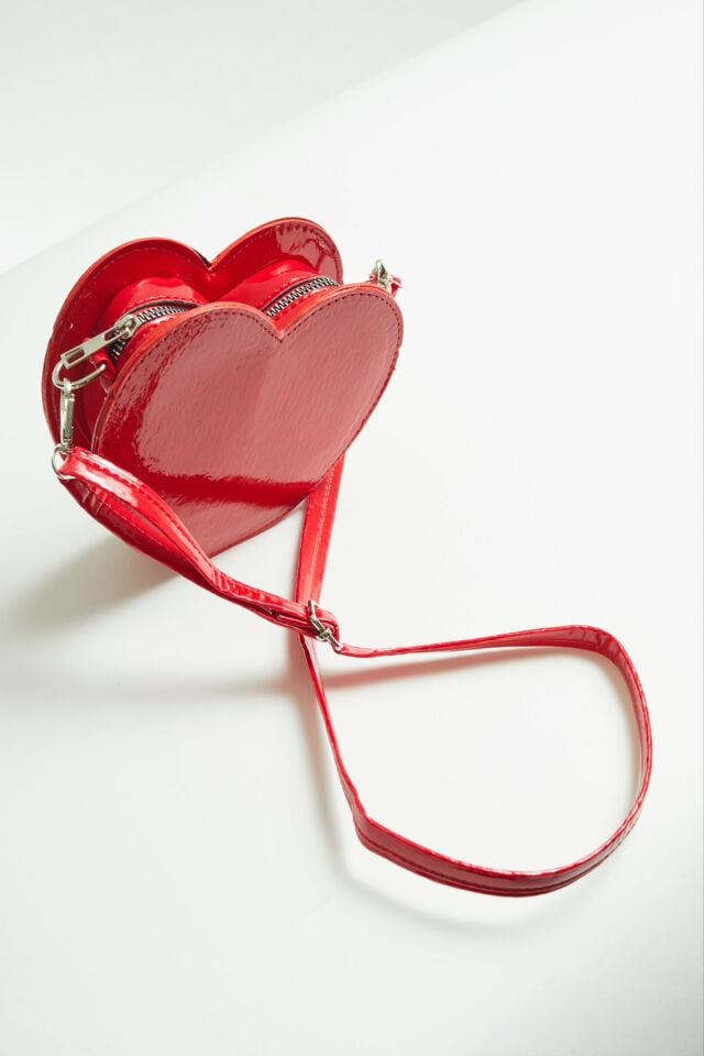 Kırmızı kalp Canta Adet