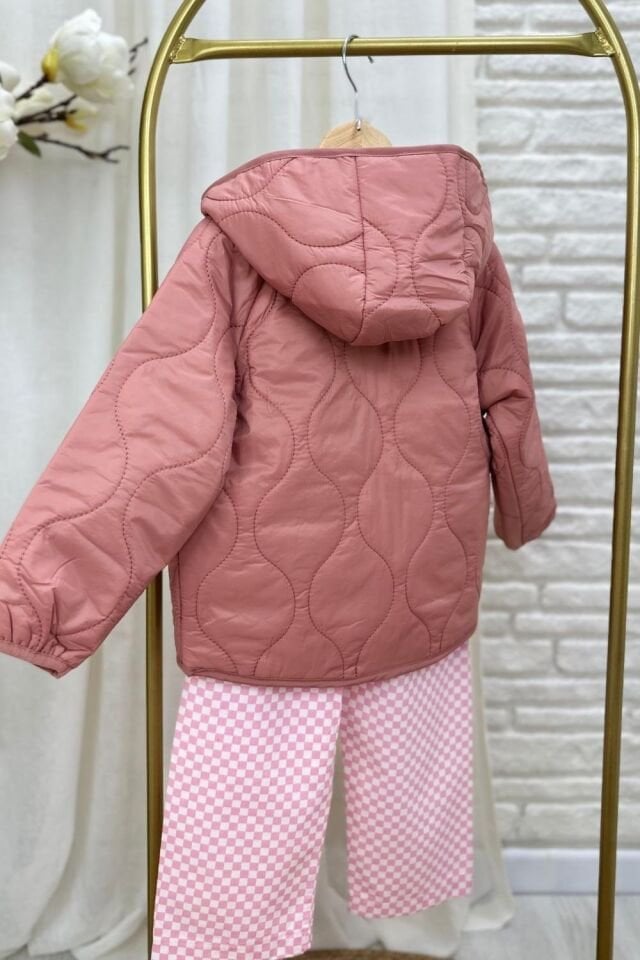 Kapitone Kapüşonlu Mont