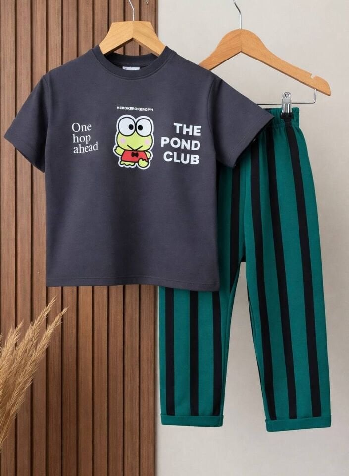 Yeşil Çizgili Takım 4-5 YAŞ