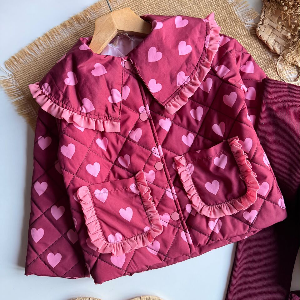 Kapitone Bordo Pembe Takım 7-8 YAŞ