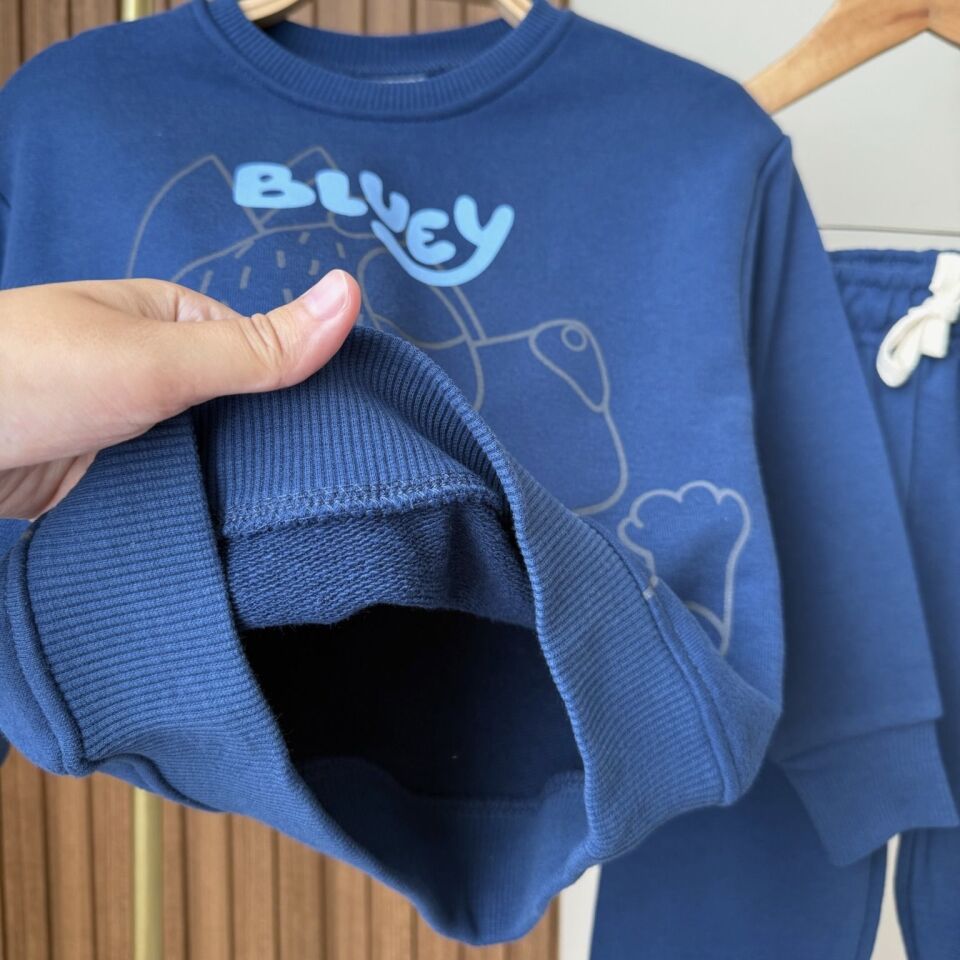 3 İplik Bluey Lacivert Takım