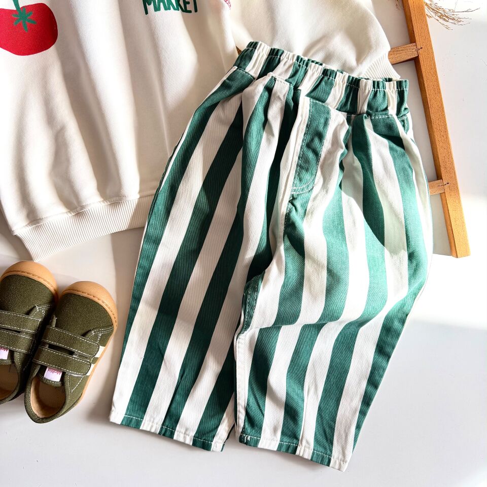 Laciel Paris Tomate Baskılı Gabardin Pantolonlu Takım 6-7 YAŞ