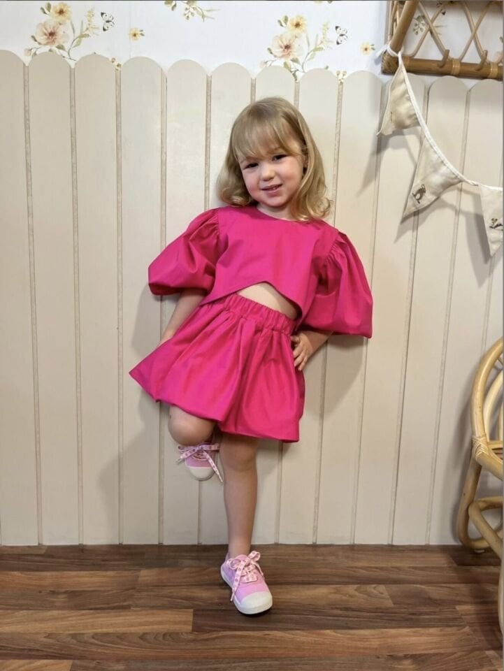 Fuşya Crop Model Takım 9-10 YAŞ