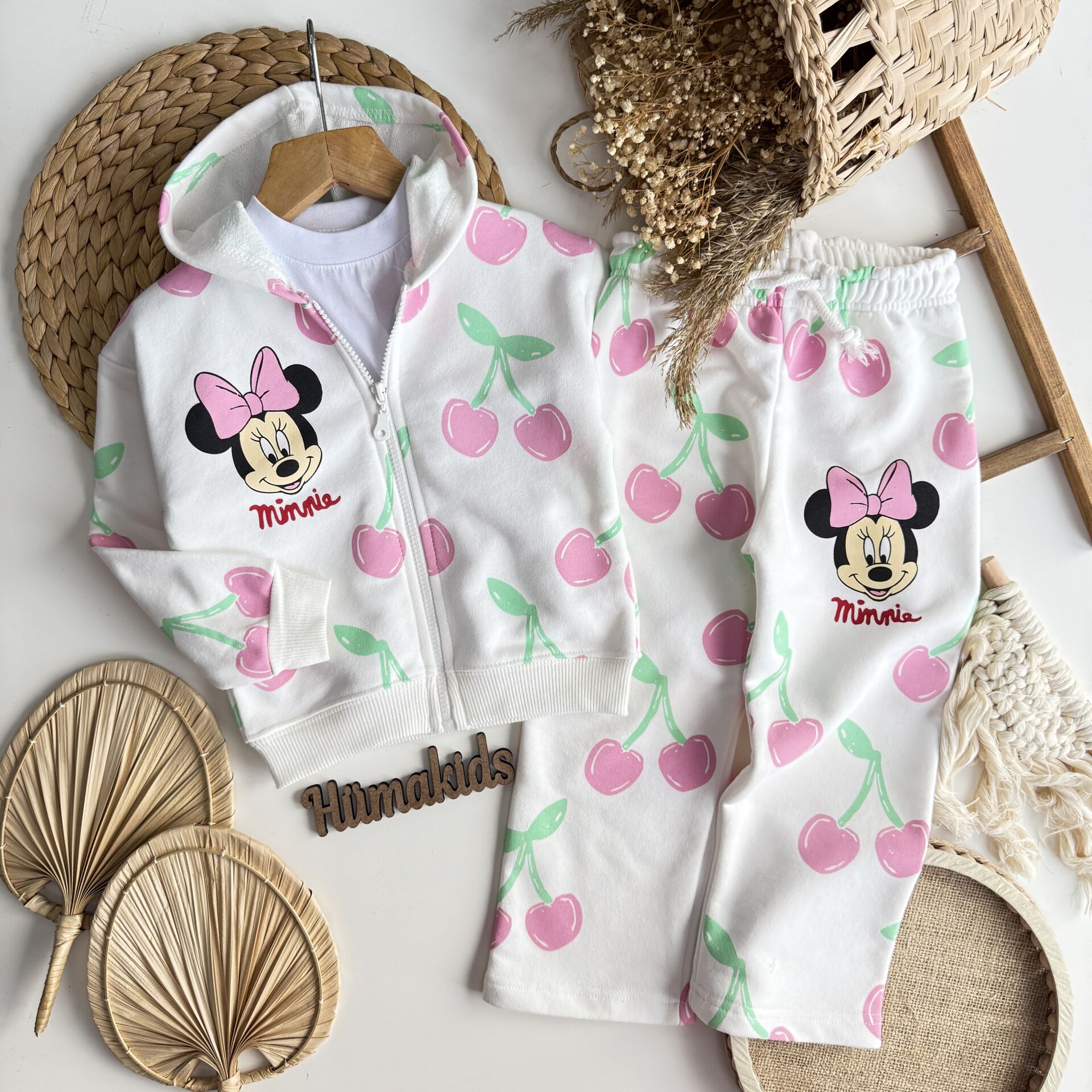 Minnie Baskılı Fermuarlı Takım 7-8 YAŞ