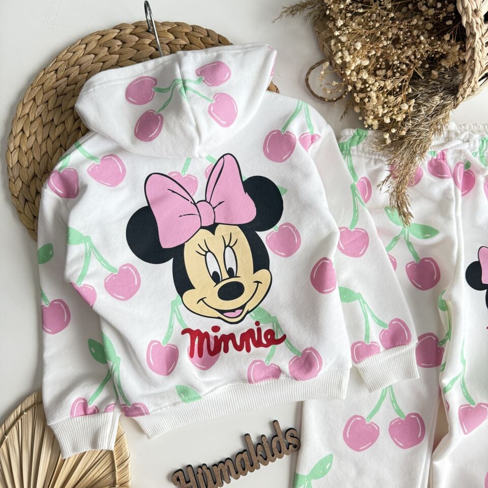 Minnie Baskılı Fermuarlı Takım 7-8 YAŞ