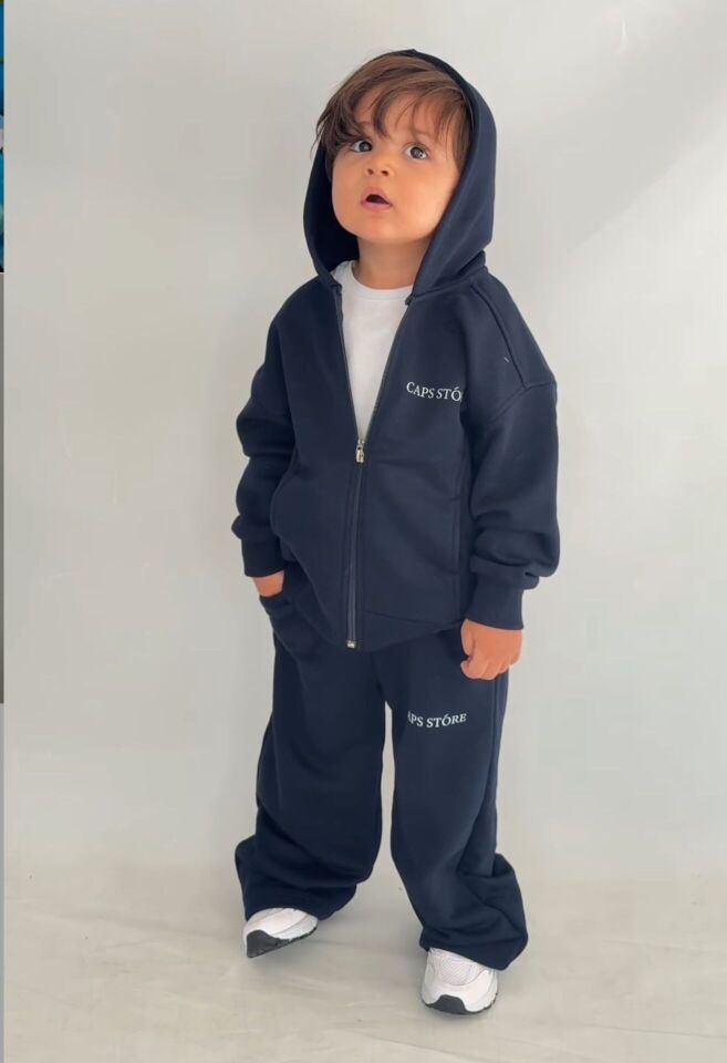 Unısex Lacivert Fermuarlı Takım 9-10 YAŞ