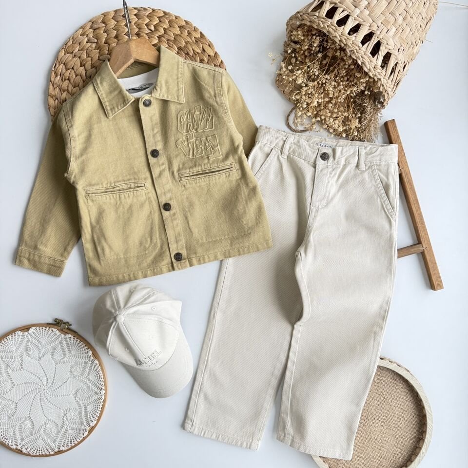 3'lü Denim Takım 7-8 YAŞ