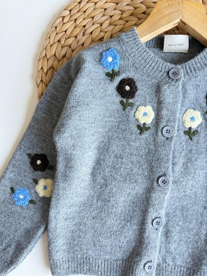 Triko Çicekli Takım 3-4 YAŞ