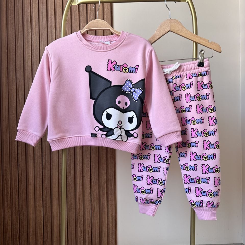 3 iplik Kuromi Baskılı Takım