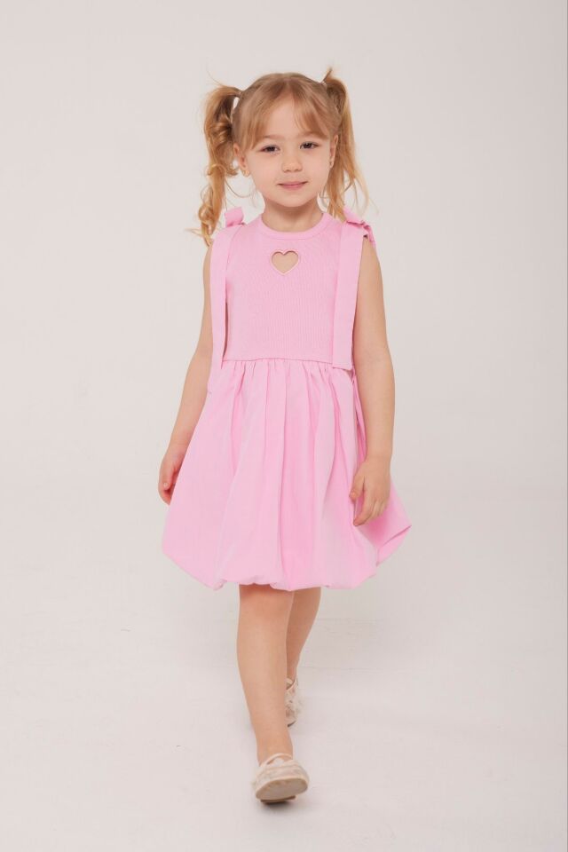 Balon Kalpli Elbise 5-6 YAŞ