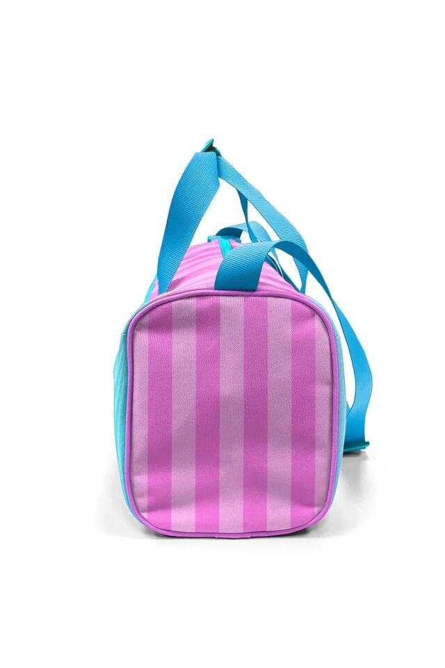 Coral High Turkuaz Pembe Çizgili Spor Çantası 27521 Adet