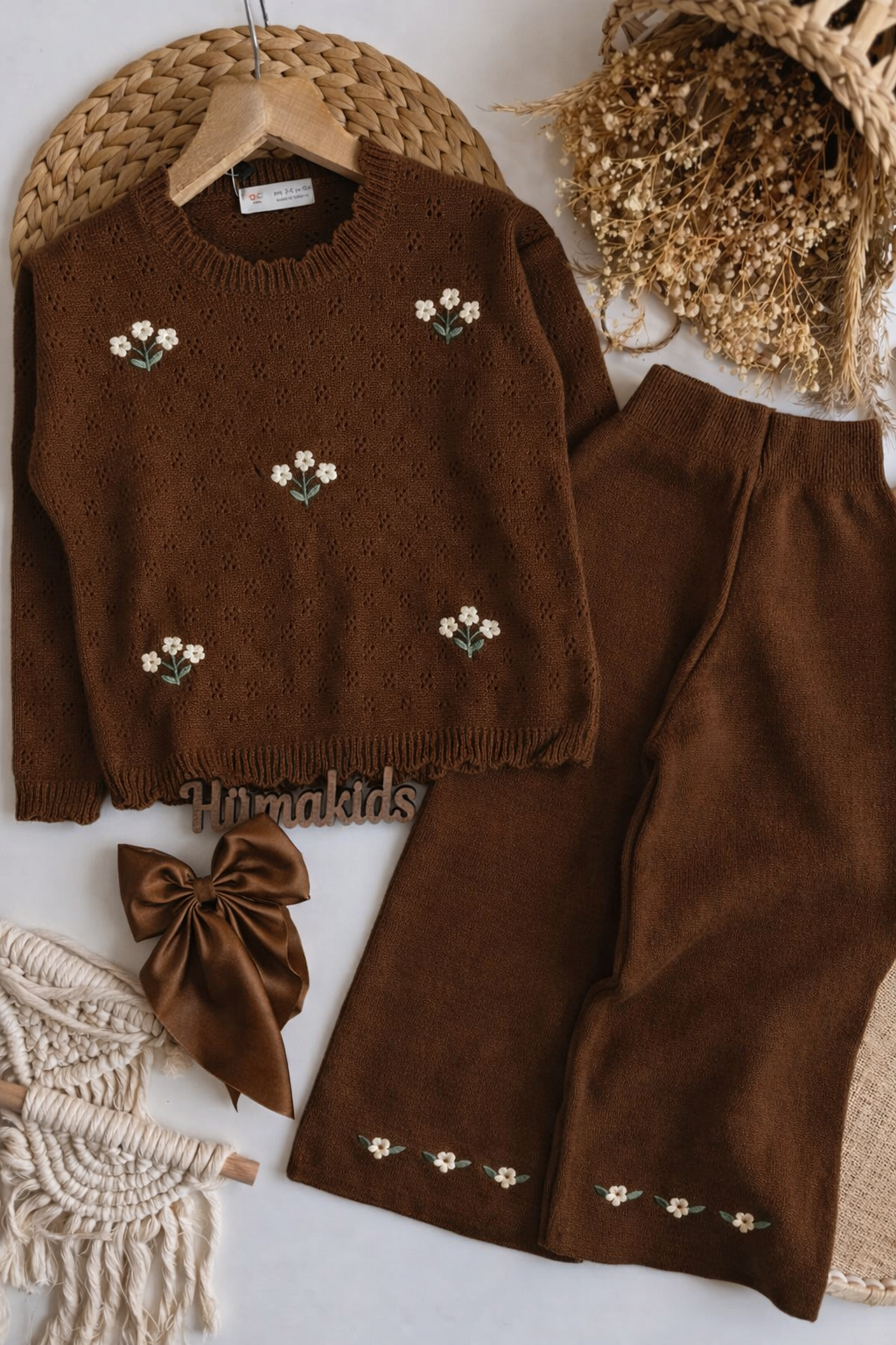 Triko Çicekli Takım 9-10 YAŞ