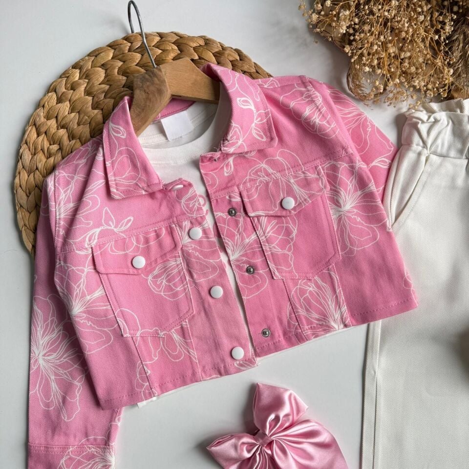 Pembe Çicekli 3'lü Takım 11-12 YAŞ