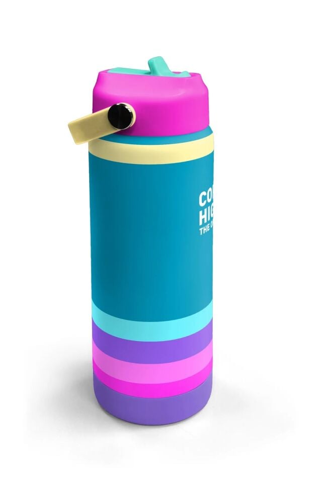 Coral High Pembe Pastel Renkli Katlanır Ağızlıklı Çelik Termos 650 ml 38379 Adet