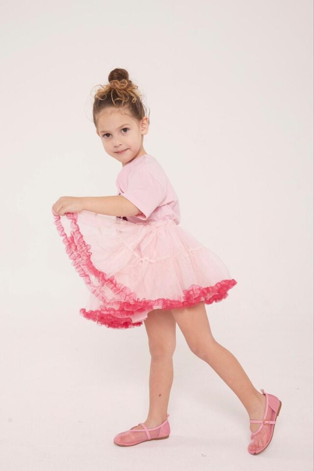 Tütü Etek Kelebek Elbise 7-8 YAŞ