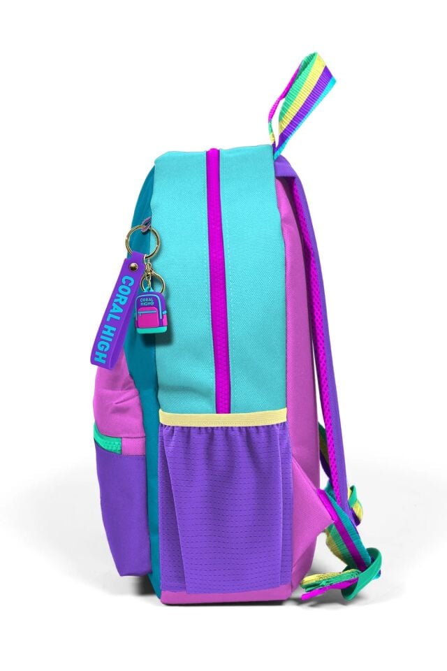 Minik Kreş Sırt Çantası Pembe Pastel Renkli İki Bölmeli 23559 Adet