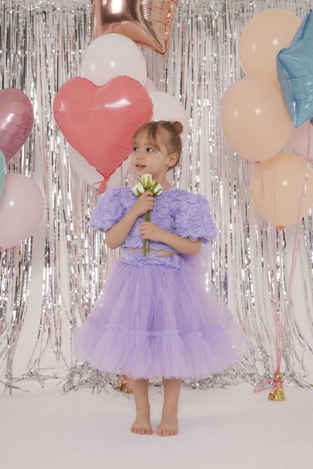 Güllü Tütü Etek Takım 9-10 YAŞ