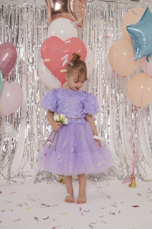 Güllü Tütü Etek Takım 7-8 YAŞ