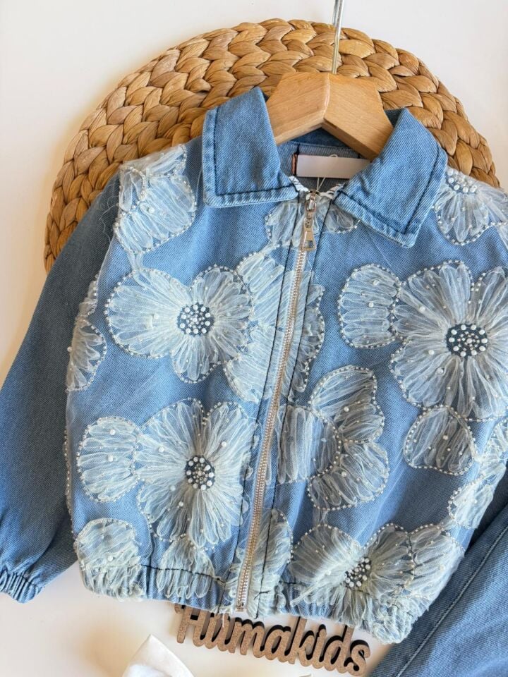 Nakışlı Denim Takım 9-10 YAŞ