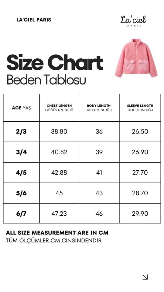 Bej Teddy Mont 5-6 YAŞ