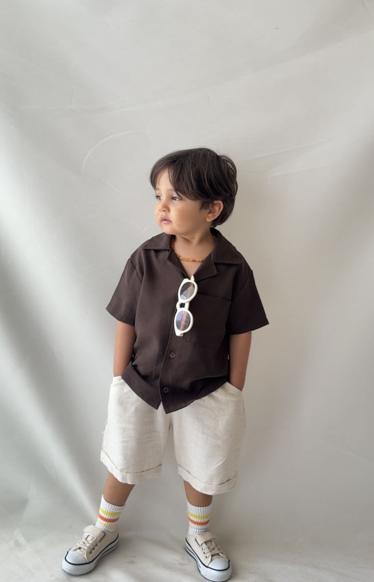 Modal Keten Kahve Takım 9-10 YAŞ