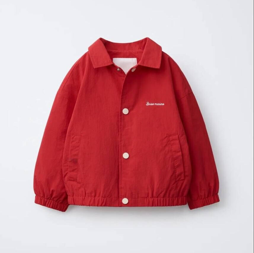 Unisex Model Kırmızı Yağmurluk 6-7 YAŞ