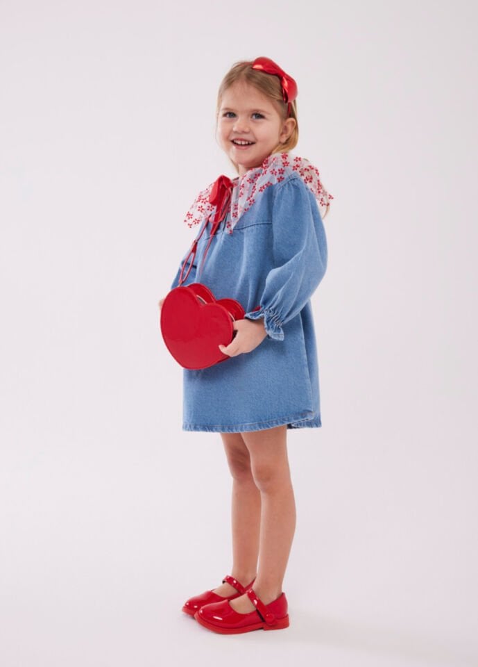 Kırmızı Kalp Çanta Adet