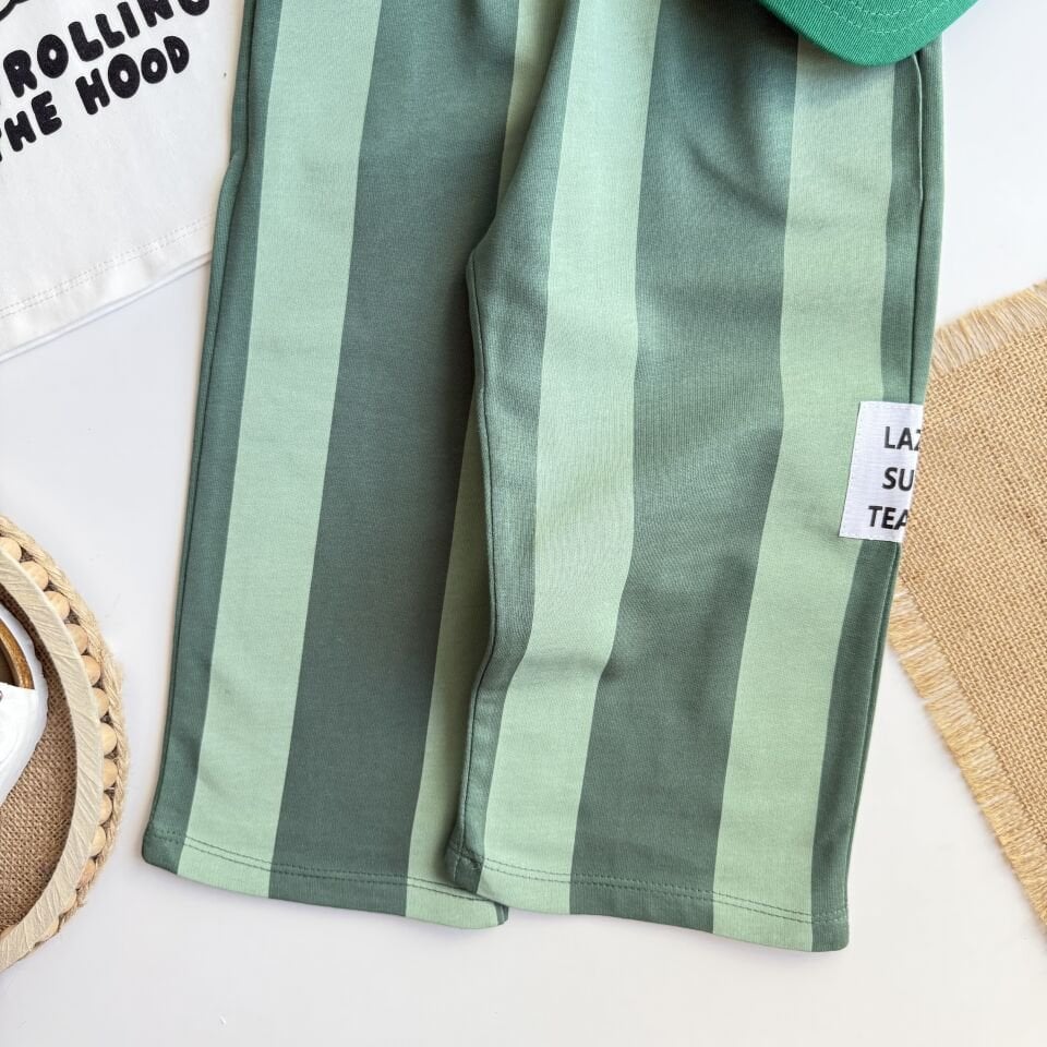 Laciel Paris Yeşil Çizgili Takım 6-7 YAŞ