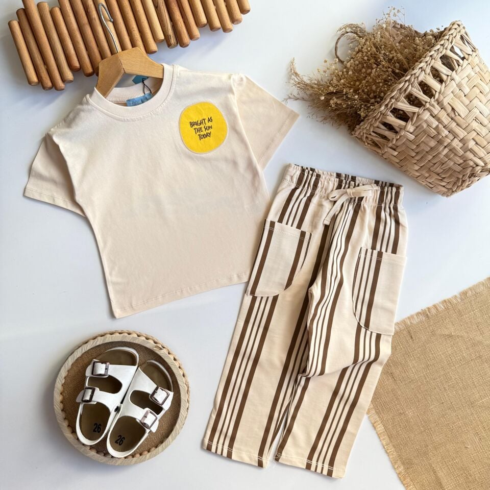 Laciel Paris Yeşil Çizgili Takım 6-7 YAŞ