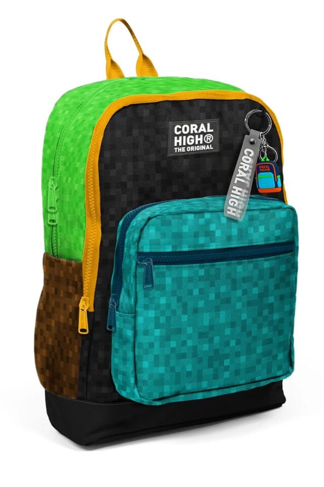 Coral High Kids Craft Desenli 3’lü Okul Çanta Seti SET0133216 Adet