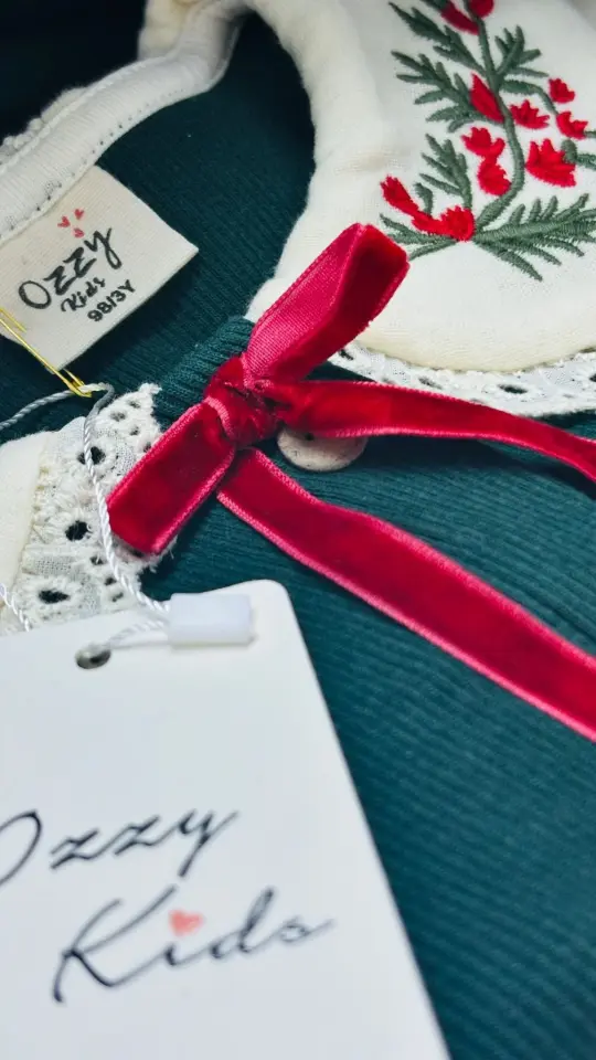 Bebe Yakalı Kırmızı Takım 3 YAŞ