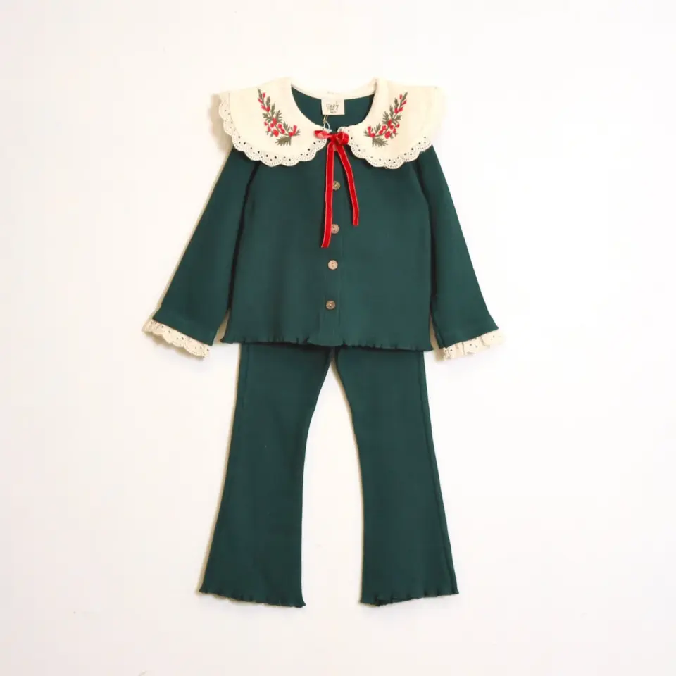 Bebe Yakalı Kırmızı Takım 3 YAŞ