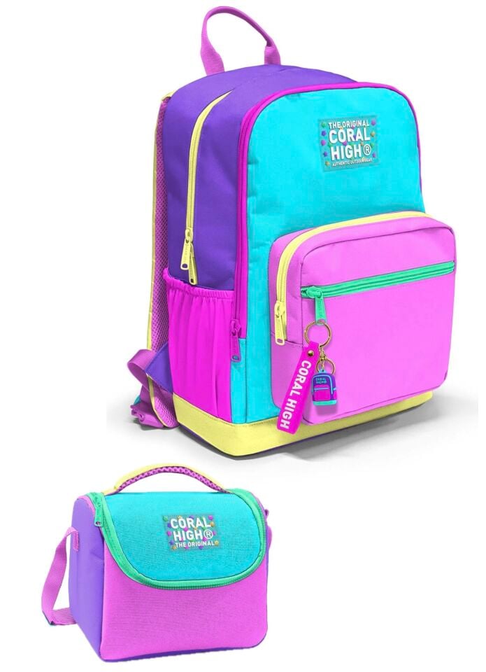Coral High Çok Renkli Okul Sırt Çantası 23676 Adet