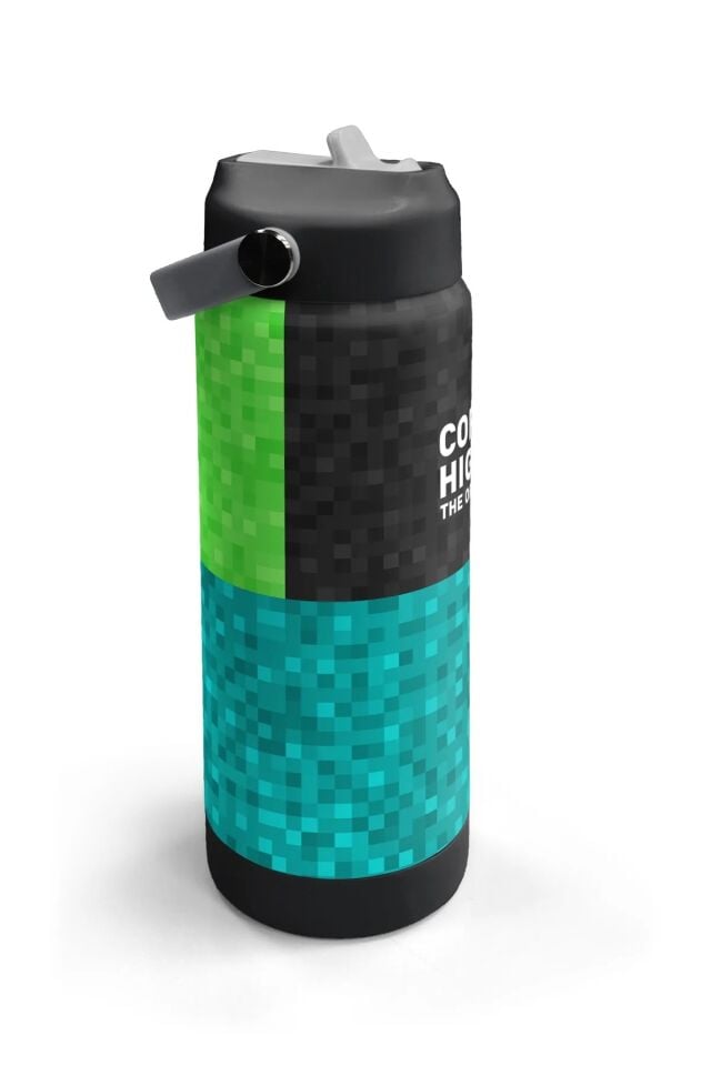 Coral High Craft Desenli Katlanır Ağızlıklı Çelik Termos 650 ml 38316 Adet