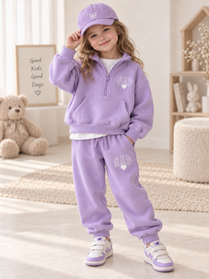 Dik Yakalı Lila Takım 9-10 YAŞ