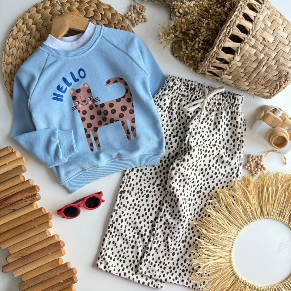 Leopar Desenli Takım