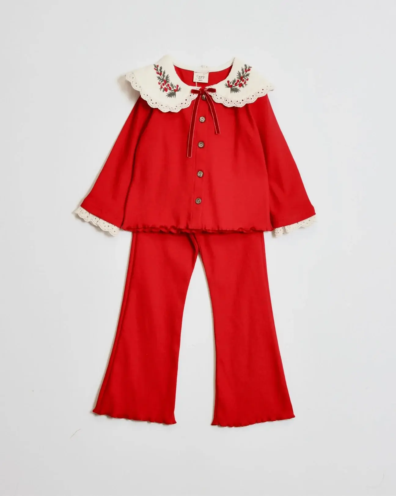 Bebe Yakalı Kırmızı Takım 7 YAŞ
