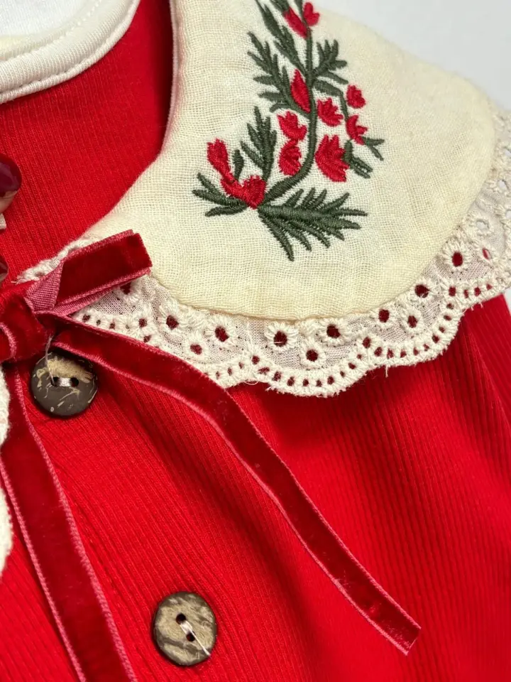 Bebe Yakalı Kırmızı Takım 7 YAŞ