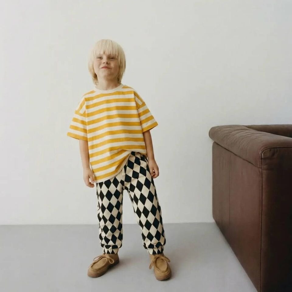 Laciel Çizgili Tşhirt 6-7 YAŞ