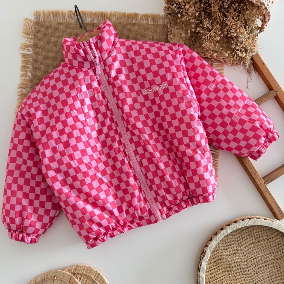 Dama Pembe Şişme Mont 6-7 YAŞ