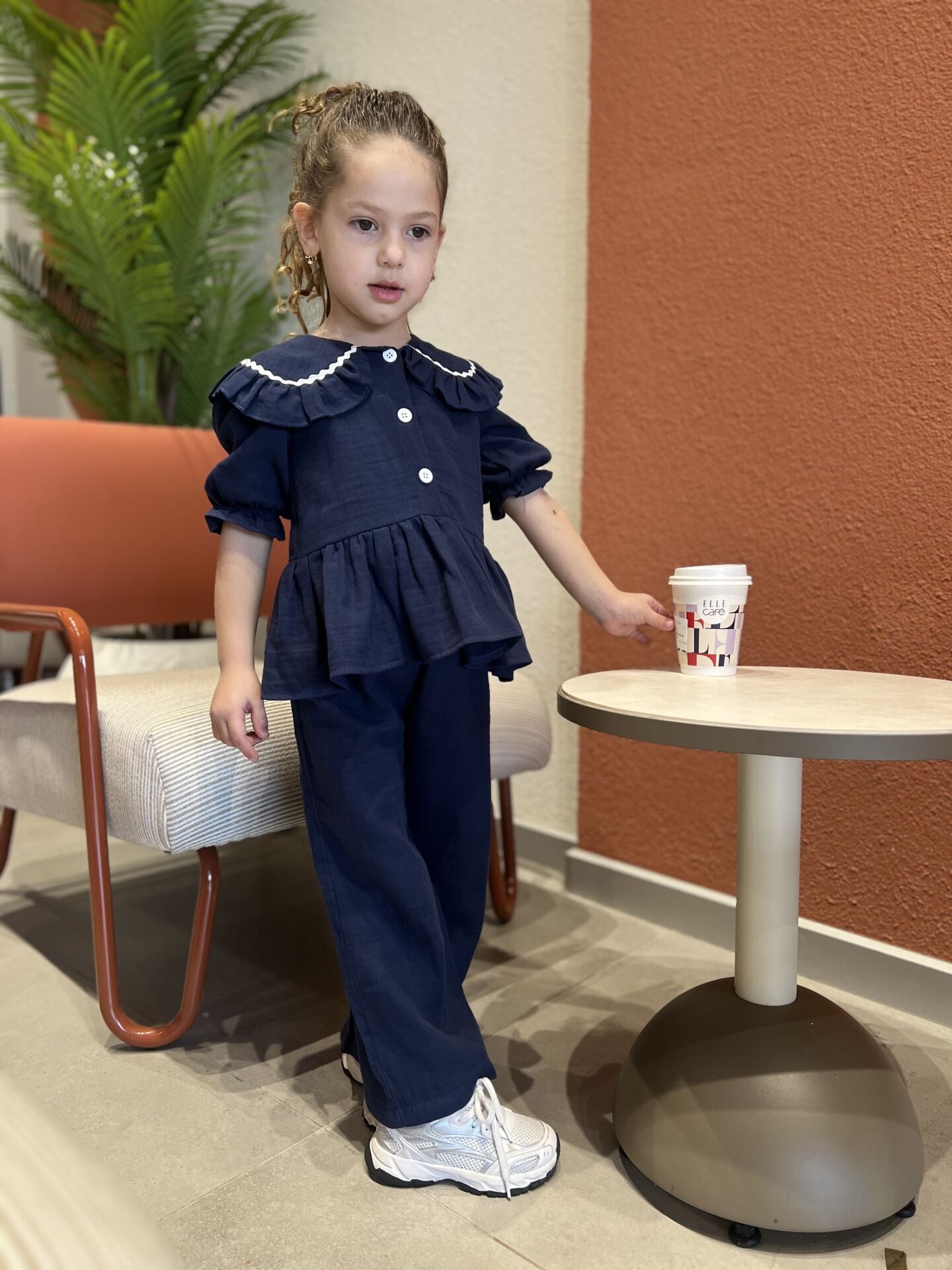 Müslin Yakalı Takım 5-6 YAŞ